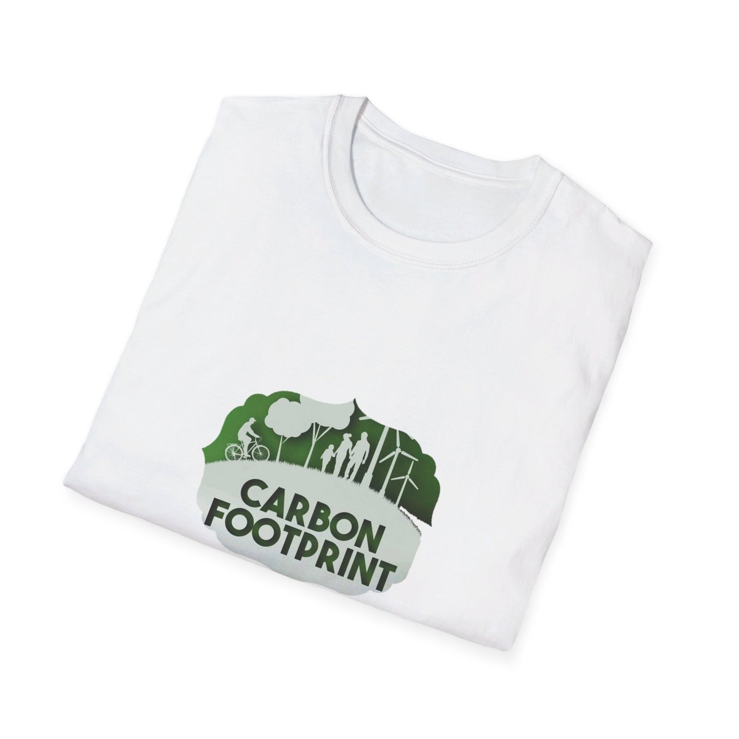 T-shirt EcoTale, "Carbon footprint"