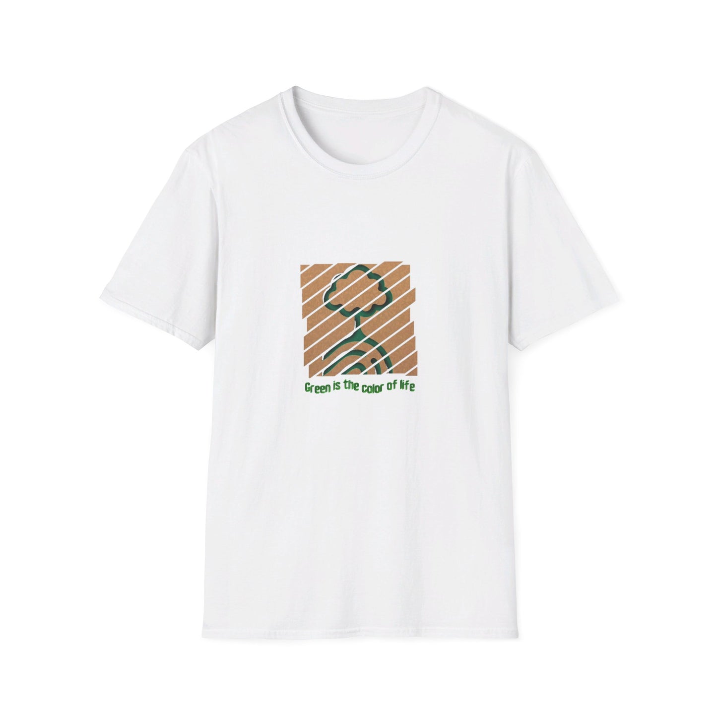 T-shirt EcoTale, "Green is the color of life"