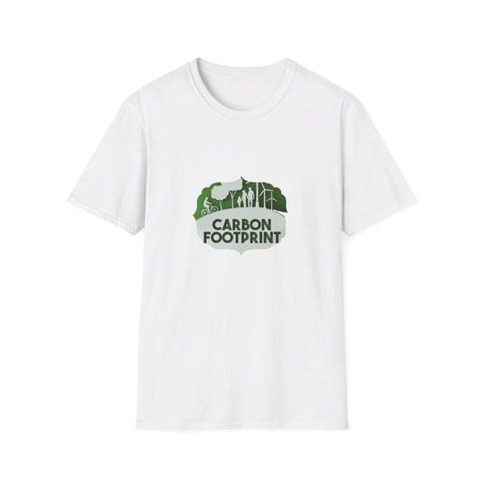 T-shirt EcoTale, "Carbon footprint"