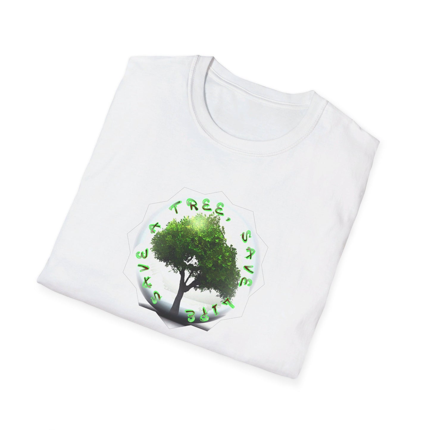 T-shirt EcoTale, "Save a tree, Save life"