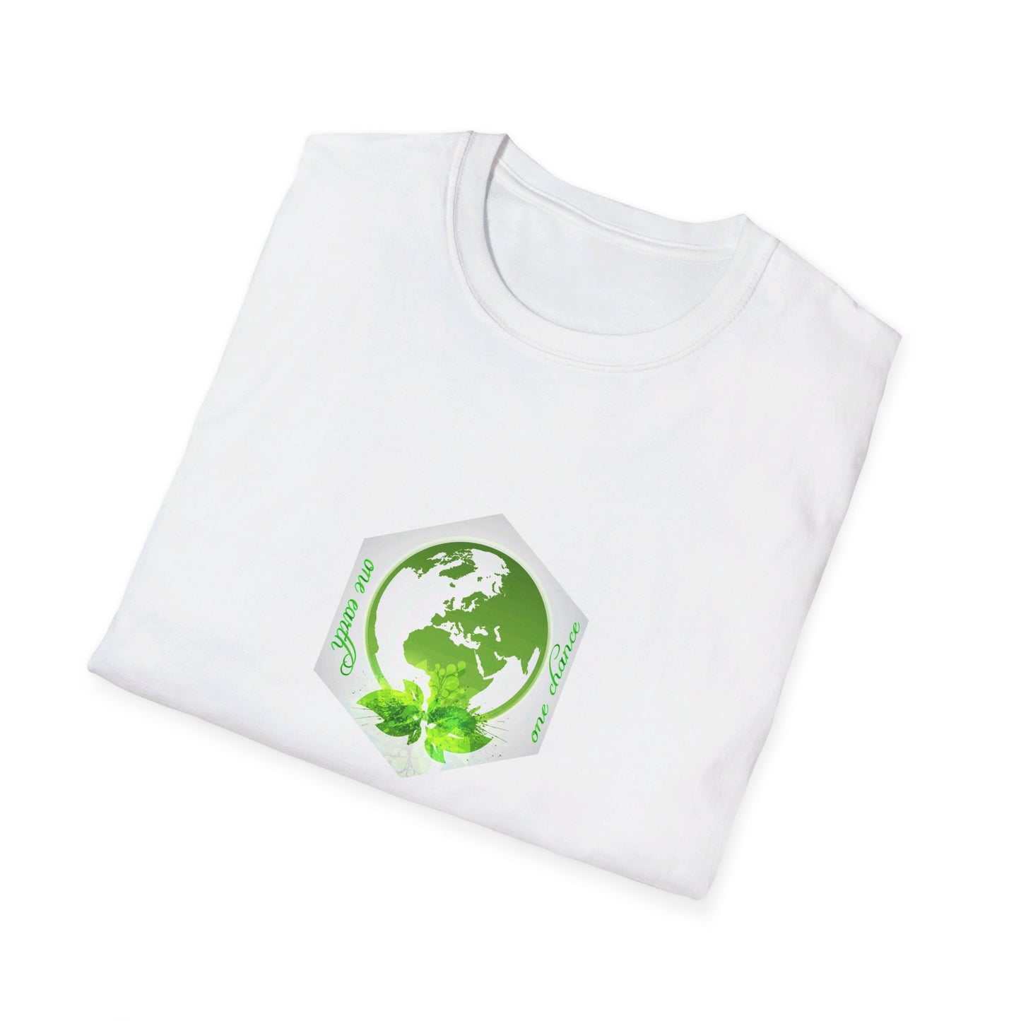 T-shirt EcoTale, "one earth, one chance"